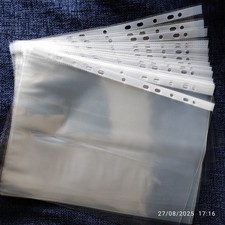 Clear punched poly for sale  CHIPPENHAM