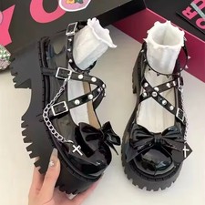Black gothic platform for sale  BURY ST. EDMUNDS