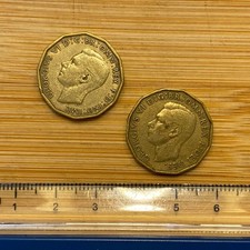 brass threepence for sale  HERNE BAY