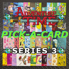ADVENTURE TIME SEASON 3 PICK-A-CARD BASE,FOLHA,ADESIVO,STANDEE,TATTOO,SNIFF 2024 comprar usado  Enviando para Brazil