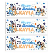 Personalised bluey kids for sale  WARRINGTON