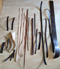 Leatherworking offcuts strips for sale  UK