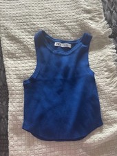 Blue zara tank for sale  CHESSINGTON