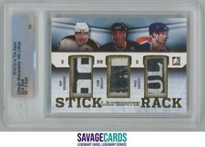 2014-15 ITG Ultimate Memorabilia Stick Rack Gold Bourque/Neely/Coffey 1/5 #SR-6 comprar usado  Enviando para Brazil