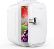 MINI GELADEIRA CROWNFUL 4 LITROS/6 LATAS AQUECEDOR REFRIGERADOR PORTÁTIL CF-PC4LWHT - BRANCO, usado comprar usado  Enviando para Brazil