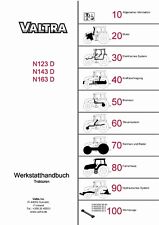 Werkstatthandbuch Reparaturanleitung Valmet Valtra  N 123D - N 143D - N 163D, usado comprar usado  Enviando para Brazil
