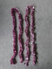Pink tinsel christmas for sale  EGREMONT