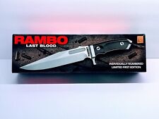 Cuchillo Rambo Last Blood Bowie Hollywood Coleccionables Primera Edición Limitada segunda mano  Embacar hacia Argentina