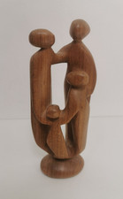 Wooden sculpture family for sale  WOKING