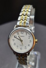Relógio analógico Timex feminino Easy Reader T2P298 prata aço inoxidável banhado a prata comprar usado  Enviando para Brazil