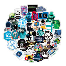 ⭐ 50 Stück Hacker / Network / Bitcoin / Cyber / PC  Style Stickerbomb Aufkleber comprar usado  Enviando para Brazil