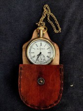 Usado, Relógio de bolso náutico vintage latão bolso elgin colecionável latão presente comprar usado  Enviando para Brazil