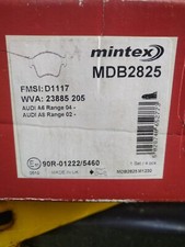 Mintex mdb2825 brake for sale  COLCHESTER