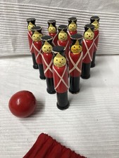 Vintage wooden soldiers for sale  SKIPTON