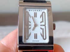 Bulgari rettangolo acciaio usato  Roma