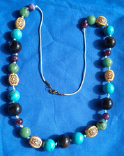 colorful necklace statement for sale  SWANSEA