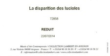 Ticket 2014 lambert d'occasion  Expédié en Belgium