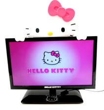 Monitor de TV/PC Hello Kitty 19" LED COM USB, HDMI, VGA, KT2219MBY ~ SEM CONTROLE REMOTO, usado comprar usado  Enviando para Brazil