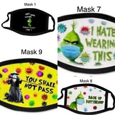 Grinch face masks for sale  Roseburg