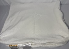 Funda protectora de colchón para cuna Newton blanca con cierre de cremallera tamaño estándar para cuna segunda mano  Embacar hacia Mexico