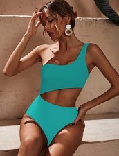 Asymmetrischer shoulder badean gebraucht kaufen  Meckenbeuren