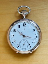 Relógio de bolso Omega antigo prata 2P650, usado comprar usado  Enviando para Brazil