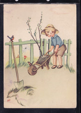 Cartolina bambino con usato  Italia