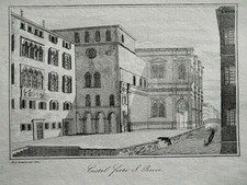 1837 incisione giovanni usato  Roma