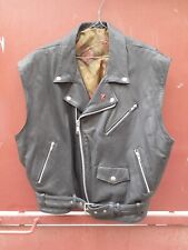 Gilet cuir doublure d'occasion  Servian