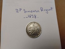 Semeuse argent 1898 d'occasion Semeuse argent 1898 d'occasion  Cuincy