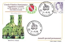 Cartolina molfetta con usato  Mola di Bari
