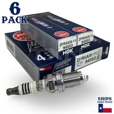 Pacote com 6 velas de ignição NGK Iridium IX 94553 ZFR5AIX-11 ps comprar usado  Enviando para Brazil