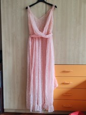 Vestaglia chiffon rosa usato  Lecco