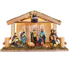 Lighted nativity scene for sale  Plainwell
