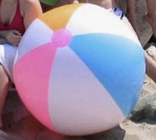 Usado, RARO 2002 Vintage 48" BESTWAY Inflável BOLA DE PRAIA Acabamento Macio Fosco Vinil comprar usado  Enviando para Brazil