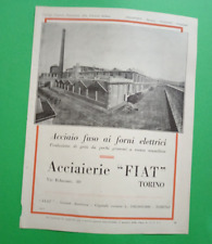 Pubblicita 1919 acciaierie usato  Roma