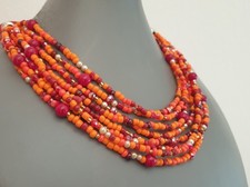 Collana donna pietre usato  Italia