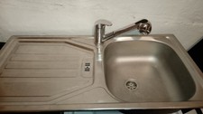 Edelstahlspüle inkl edelstahl gebraucht kaufen  Osterburg (Altmark)