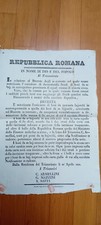 Repubblica romana 1849 usato  Bologna