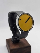 Picto 43354-0318 relógio prata mostrador laranja com pulseira de silicone preta (em execução) comprar usado  Enviando para Brazil