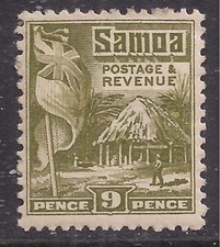 Samoa 1921 kgv for sale  ILKESTON