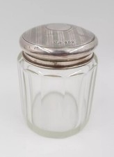 Antigo frasco de vaidade com tampa de prata Hallmarked London 1921 vestiário art déco comprar usado  Enviando para Brazil