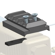 Zielfernrohr Grundplatte für Glock 17/19/22/23/26/27/34 mit Picatinny Schiene comprar usado  Enviando para Brazil