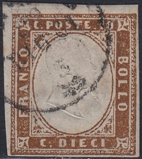 Sardegna emissione c.10 usato  Torino