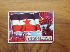 Yugoslavia flags card for sale  ST. ALBANS