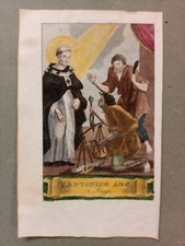 Santo Antonino Obispo Florencia Acuafuerte Original Grabado Estampa Antigua 1819 comprar usado  Enviando para Brazil