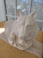 Moon wolf ceramic for sale  Port Saint Lucie