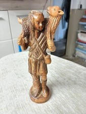 Holzfigur schäfer dem gebraucht kaufen  Metten