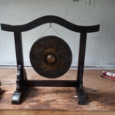 Antique gong carved for sale  TAUNTON