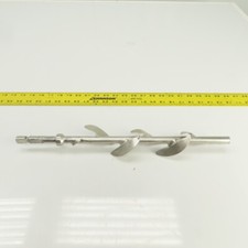 Agitador agitador misturador de aço inoxidável 5 lâminas 5/8" eixo 17-1/2" OAL comprar usado  Enviando para Brazil
